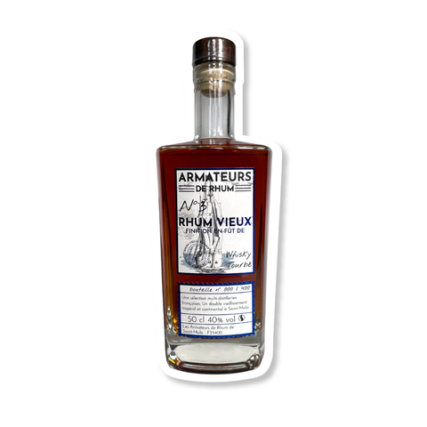 Armateurs de Rhum - Finish N°3 en fût de Whisky Laphroaig 50cl