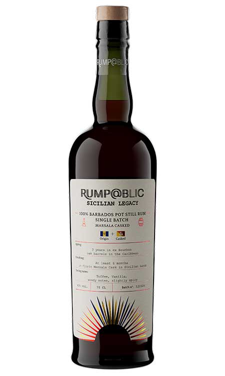 Rump@blic Single Batch Barbados Pot Still 43.00° 0.700 L.