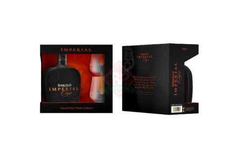 Barcelo Imperial Onyx 38° 0.7L GBX + 2 Verres